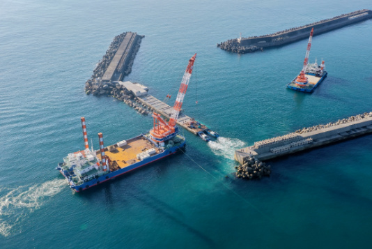 平成31年度一般生産3-10-5号川南漁港北沖防波堤ケーソン製作据付工事(7工)